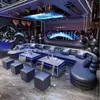 Sofá de Lujo para Discoteca KTV Villa Sala de Cine Electrónica Sala de Fiestas Club Habitación Privada Cabina en Forma de U Mesa de Café
