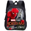 Mochila Escolar para Jardim de Infância Homem-Aranha Homem Aranha Estampa de Personagem One Piece Mochila Infantil 13 polegadas Atacado Transfronteiriço