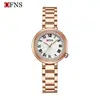 Relógio Feminino Sanda Tiktok Popular com Incrustação de Diamante, Relógio de Quartzo de Luxo de Nicho, À Prova d'Água, Relógio para Dropshipping