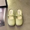 Pantuflas de Dedo con Lazo para Mujer Nuevas Verano 2025 Calzado de Exterior Estilo Hada con Zapatos Planos para Falda Sandalias Antideslizantes