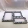 Caja de Regalo de Bufanda de Seda con Tapa Cuadrada Cielo y Tierra Caja de Embalaje con Ventana de PVC Transparente Venta al por Mayor
