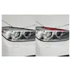 Adecuado para 3 series F30 13-18 fibra de carbono cejas de lámpara de faro pegatinas decorativas piezas de automóvil exterior de coche modificado