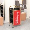 Carrito de peluquería, gabinete de herramientas para peluquería, carrito de herramientas para teñido permanente, carrito de almacenamiento móvil para salón de permanente