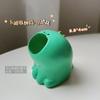 Herramientas de manicura cabezal de rectificado japonés tubo de almacenamiento lindo personaje de dibujos animados gato de arroz seco Shiba Inu dinosaurio conejo pluma taza para lavar