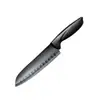Venta al por mayor del fabricante Yangjiang Acero inoxidable Mango de PP Hogar Juego de cuchillos de cocina Hoja negra Combinación de regalo Juego de cuchillos