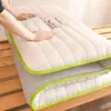 Colchão de Espuma Acolchoada Cor Sólida Espessa Classe A Colchão de Cama Superior e Inferior para Dormitório Estudantil Colchão Colchão Cama Tatame Anti-Colapso