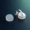 Accesorios para Clip de Oreja Almohadilla Transparente Ecológica para Clip de Oreja Clip de Oreja Ovalado Almohadilla Ant Dolor Sin Agujeros en las Orejas Clip de Oreja para Niños Almohadilla Antideslizante para Oreja