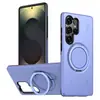 Venta al por mayor transfronteriza Adecuado para Funda de teléfono móvil Samsung S26 con Soporte Magnético Giratorio de 360 Grados y Funda Protectora de Teléfono Anti-Caídas Dos en Uno