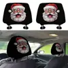 Funda Protectora para Reposacabezas de Asiento de Coche Serie Navideña, a Prueba de Aceite, Manchas y Daños, Funda Decorativa Personalizada para Cojín de Asiento