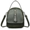 Bolsa de Celular de Três Camadas Feminina Lançamento Novo Estilo Coreano Fashionável Versátil Couro Macio Portátil Ombro Transversal Bolsa de Moedas Pingente Bolsa Pequena