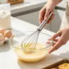 Batidor de Acero Inoxidable, Batidor Profesional para Cocina, Agarre Ergonómico, Batidores de Alambre Globo para Cocinar, Mezclar, Batir Huevos, Crema, Salsas