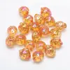 13 * 16MM agujero horizontal fresa color mágico chapado en cristal cuentas de vidrio accesorios para joyería DIY pendientes collar pulsera accesorios
