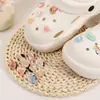 Nuevos Zuecos de Dibujos Animados Accesorios DIY Hebillas de Zapato Perlas de Pedrería Flores de Zapato Lindas Decoración de Zapato Extraíble