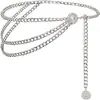 Cinturón Nuevo para Mujer Transfronterizo Estilo Retro de Moda Decoración Tallada en Metal Cadena Cadena de Cintura Accesorios para Mujer En Stock