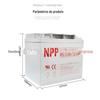 Bateria de Guangxi Naipu NP38-12 chumbo-ácido 12V38AH equipamento médico Bateria Naipu NP38-12