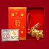 Colgante de Bolsita de Oro Puro 999 del Año del Caballo, Llavero, Regalo para Clientes de Banco, Empresa, Empresa de Seguros