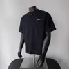 Marca Americana Moderna Design de Nicho Camisetas Bordadas Soltas de Manga Curta para Homens e Mulheres, Tops Elegantes da Moda de Verão