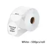 Para papel de etiqueta térmica da impressora D100, papel de etiqueta térmica adesiva