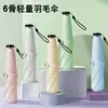 Mini Guarda-chuva de Penas Infantil, Leve e Fácil de Carregar, Guarda-chuva com 60% de Desconto para Dias de Sol e Chuva, Guarda-sol com Revestimento Preto para Proteção Solar, Guarda-chuva Personalizado para Publicidade