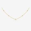 Collar con colgante de bufanda con piedra redonda en plata de ley S925, nuevo modelo 2022, Amazon Ins, boutique de joyería japonesa y coreana.