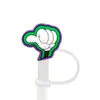 Tampas para Canudo do Mickey e da Minnie 8-10mm, Tampões para Canudo, Tampas à Prova de Poeira, Acessórios de Canudo de Desenho Animado, Capas à Prova de Poeira de Borracha Macia, Recicláveis