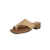 Sandalias tejidas de estilo retro francés para vacaciones para uso exterior de mujer 2025 Verano Nuevas Sandalias de nicho de tacón grueso