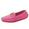 Zapatos de princesa 2024 nuevos zapatos de punta cuadrada de una sola capa zapatos tejidos de punto para mujer mocasines casuales de comercio exterior transfronterizo zapatos tipo guisante para mujer