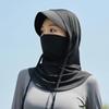 Sombrero de Sol para Verano con Protección para el Cuello Capucha Protectora para la Cabeza Gini Parasol para Montar Bufanda de Hielo Scarf Máscara Sombrero Parasol