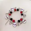 Pulseiras de Equipe MLB Texas Flórida Astros Rangers Marlins Warriors Pulseiras de Contas para Fãs