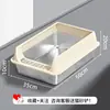 Bandeja de Arena para Gatos de Acero Inoxidable, Extra Grande, Semicerrada, Entrada Superior, Valla Alta con Tapa, Antisalpicaduras, Engrosada, Inodoro para Gatos a Prueba de Olores