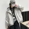 Chaqueta casual de otoño para niñas mayores, ropa nueva de primavera para niños, top a cuadros estiloso con retazos y cremallera para niñas