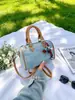 Dropshipping transfronterizo 2026 nuevo bolso redondo de mezclilla, bolso de hombro cruzado moderno y a la moda, versátil y de alta gama