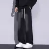 Jeans de invierno para hombre, forrados de polar y engrosados, pantalones casuales estilo americano, versátiles de pierna ancha, holgados, rectos, venta al por mayor para hombre