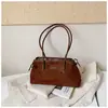 Bolsa de Ombro Feminina Cor Sólida Estilo Coreano com Laço Chegada Nova Outono 2026 Grande Capacidade para o Dia a Dia Casual Bolsa Tote