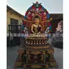 Cobre Puro Buda Sakyamuni Grande Templo de Xizang Bronze Fundido Três Tesouros Budas Buda da Medicina Buda Tântrico 1,5 m 2 m