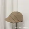 Lado Coração Yan ~ Elegante Algodão Linho Japonês Respirável Grande Touca Envolvente Boné para Frente Touca Feminina Boina Pequena