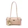 Bolsa de Ombro Grande de Couro Sintético Elegante para Mulheres 2026 Nova Bolsa Quadrada Pequena Estilosa Bolsa de Mão Casual Popular para o Trabalho