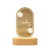 Luz de Noche Personalizada para Habitación de Bebé Etsy Transfronteriza Regalo para Recién Nacido Amazon Patrón Floral Personalizado Regalo