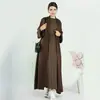 Cardigan Casual Manga Longa Cor Sólida Plus Size Loriyya LR573