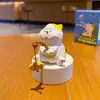 Brinquedo de Pelúcia de Gatinho Pesca Tendência Fofo Ornamento para Alívio de Estresse Gatinho Desenho Animado Presente de Feriado Presente Pequeno Criativo