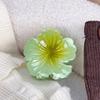 Clip de Frangipani de Color Caramelo de 4 cm Venta Caliente Transfronteriza Dulce Clip para el Cabello Tocado Accesorios para el Cabello de Flores Femeninas Clip para el Cabello de Placa al por Mayor