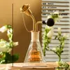 Frasco de perfume difusor de aroma de café display para degustação de baijiu recipiente de cobre para cheirar aromas garrafa de vidro para aroma de chá