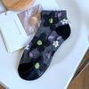 Meias Estilo Japonês Zhuji Meias Curtas de Verão Coreanas Infantis Meias Finas Absorventes de Suor Meias Fofas Estilo Hyun Ya Flor Casual Fashionável