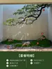 Isla Invertida Flores de Primavera Arreglo Floral Colgante Plantas Verdes Paisajismo Tienda Interior Escaparate Paisaje de Plantas Decoración Árbol Falso de Simulación