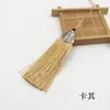 8cm Boquilla de Pescado Borla Aleación de Imitación Nudo de Gorra Colgante de Borla Encanto Accesorios