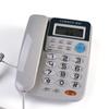 Xinfield L019 Teléfono de Oficina Teléfono Fijo para el Hogar con Cable para Personas Mayores Fijo de Una Sola Línea Identificador de Llamadas