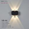 Lámpara de Pared Led Impermeable Transfronteriza Moderna Minimalista Sala de Estar Pared de Fondo de TV Pasillo de Escaleras Iluminación Interior Arriba y Abajo