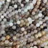 Cuentas redondas Yu Tai Cui violeta natural Cuentas sueltas de Jade Dorado pulsera semiacabada collar accesorios de mano DIY Jade