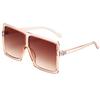 Nuevas gafas de sol de montura grande europeas y americanas para hombre y mujer personalizadas para fotografía callejera gafas de moda bisagra metálica transfronterizo