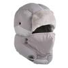 Gorro de esquí para hombre, para exteriores, con protección auditiva, resistente al viento, de Lei Feng, de algodón, cálido, para piloto, resistente al frío, para ciclismo.